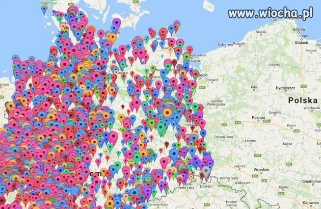 Mapa przestępstw dokonanych przez imigrantów
