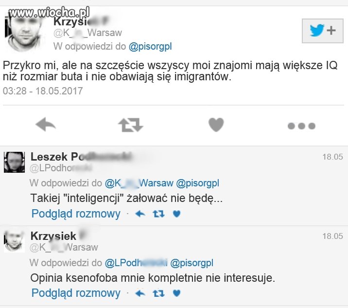 Gdyby jeszcze napisał obwód pasa