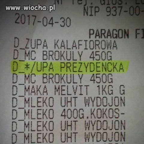 A na paragonie