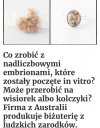 Biżuteria z ludzkich embrionów. 