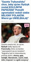 Ojciec Rydzyk powinien też Matką Teresą zostać