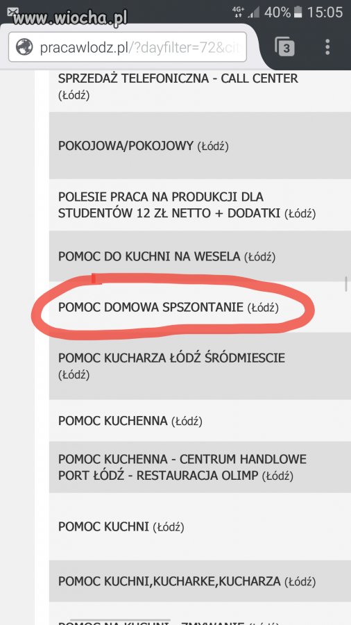 Takie tam ogłoszenie o pracę 