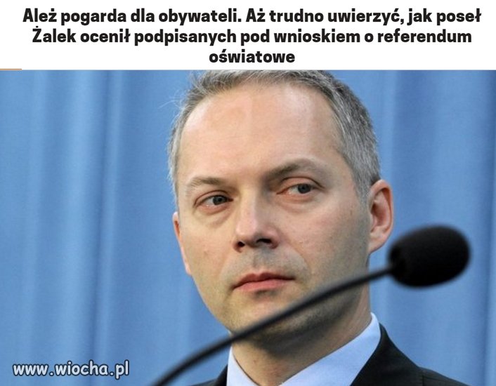 Przepraszam, ale jakich obywateli?! To akcja czysta polityczna 