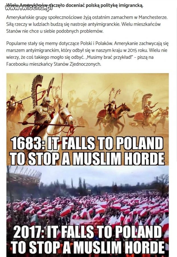 Kiedyś my zazdrościliśmy zachodowi 