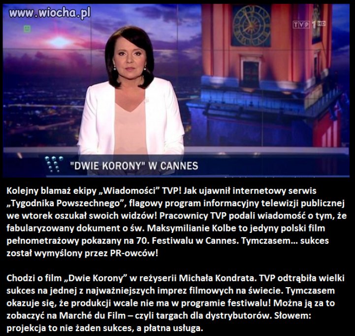 Wiadomości znowu "popłynęły z niusem"