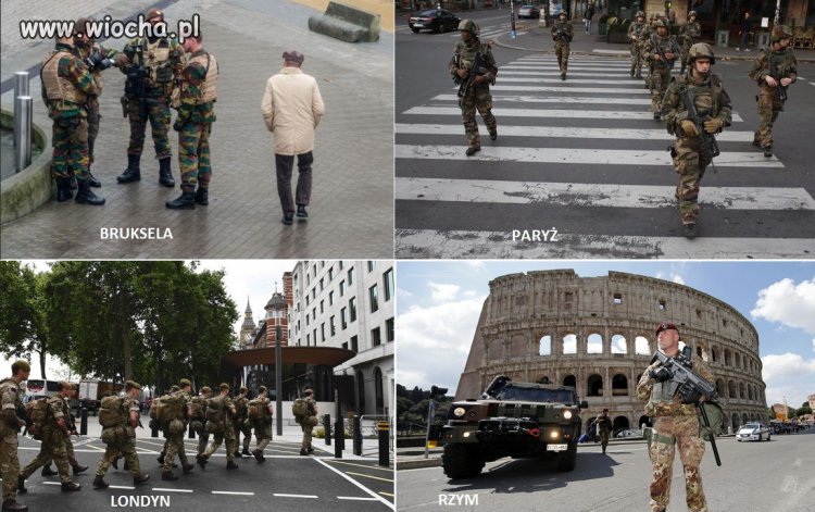 Zwykły dzień w kilku europejskich stolicach