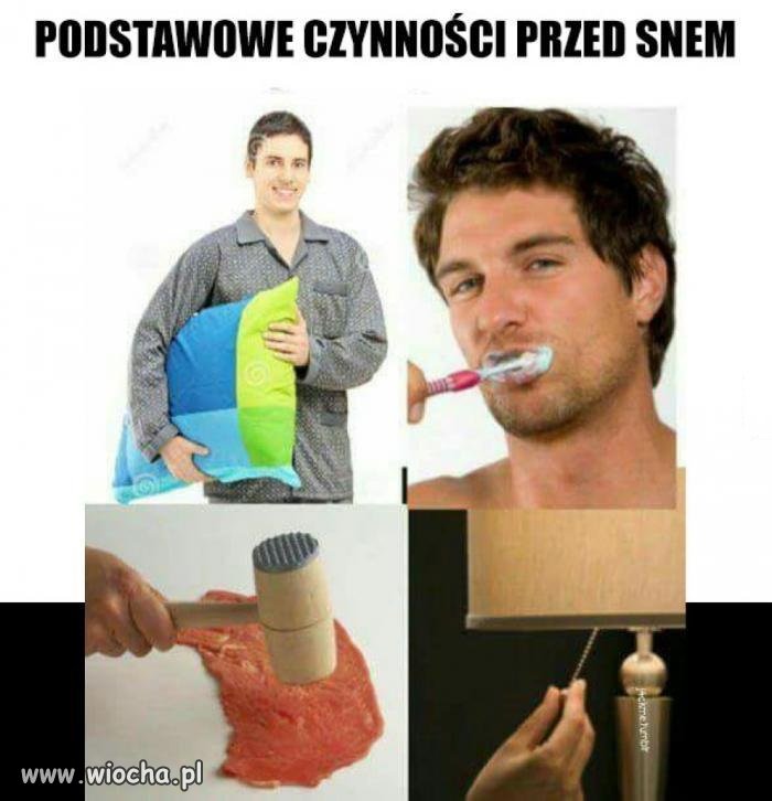Wieczorna rutyna według sąsiada