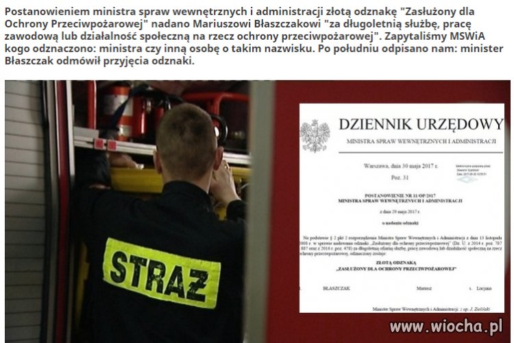 Ja bym proponował jakiś pomnik,prezydent mógłby sobie 