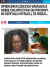 Pewnie chciała je wchłonąć