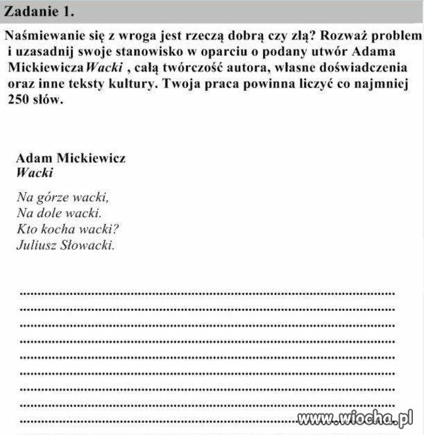 Matura z polskiego
