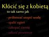 Kłótnia z kobietą