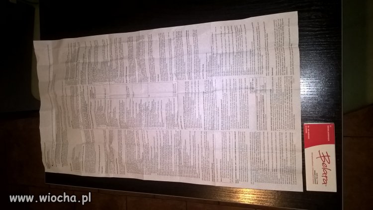 Ulotka do tabletek