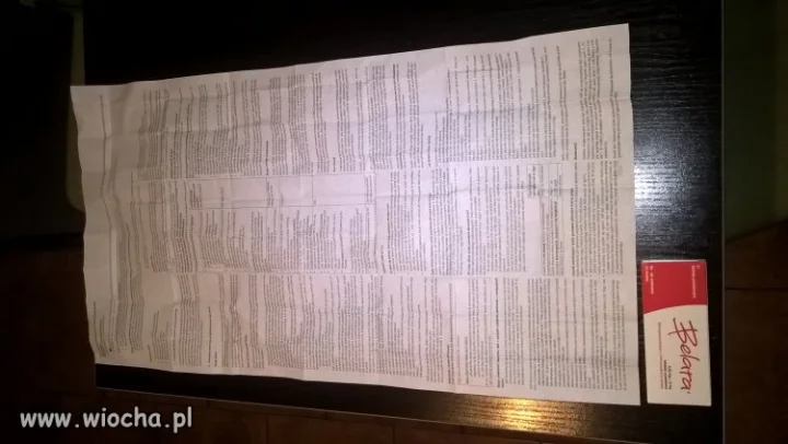 Ulotka do tabletek