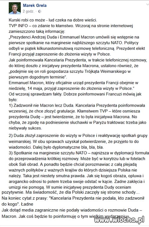 Były ambasador RP przy Unii Europejskiej Marek Grela