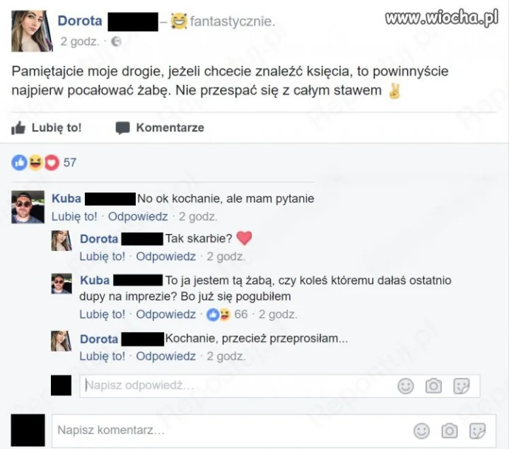 Dorota i żaba Kuba