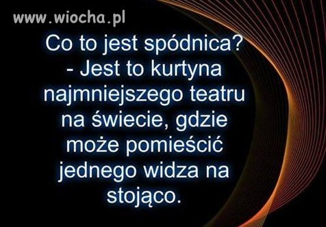 Spódnica - kurtyna