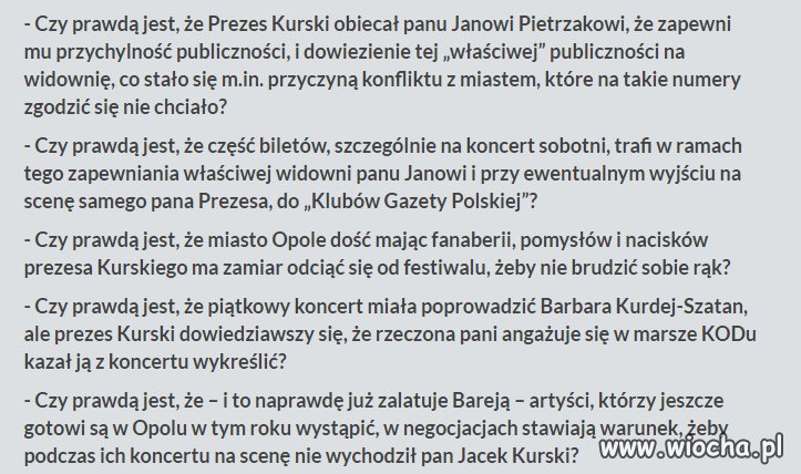 Nawet ogólnopolski festiwal 