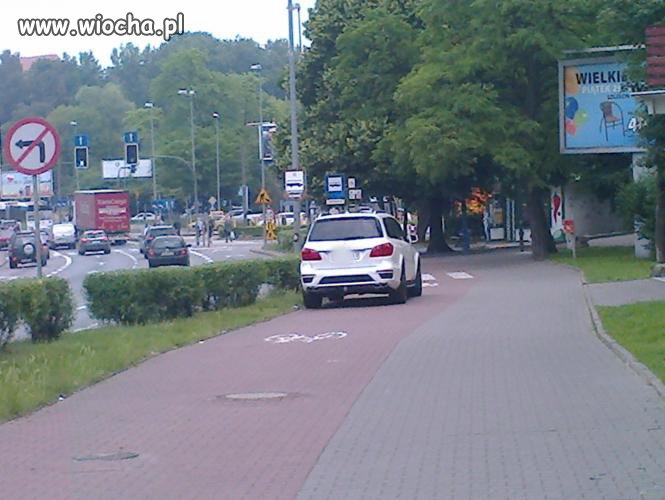 Ścieżka rowerowa z przeszkodami