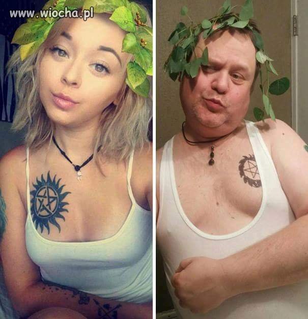 Tatuś strolował córeczkę 