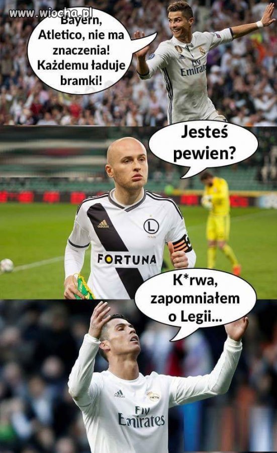 Ronaldo zapomniał