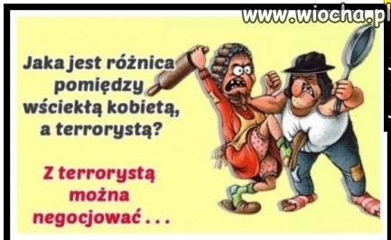 Kobieta i terrorysta hi hi