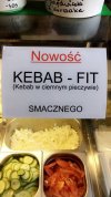 Kebab sam w sobie jest fit...