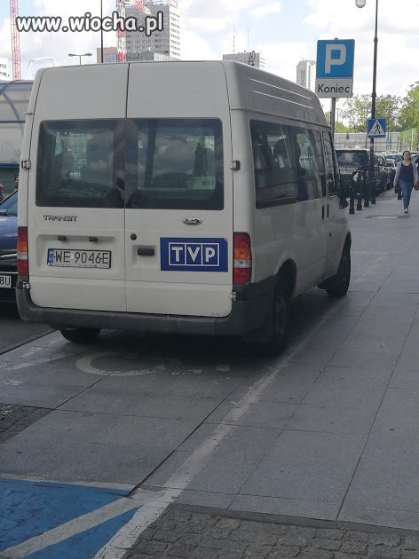 "Niepełnosprawny umysłowo" zaparkował
