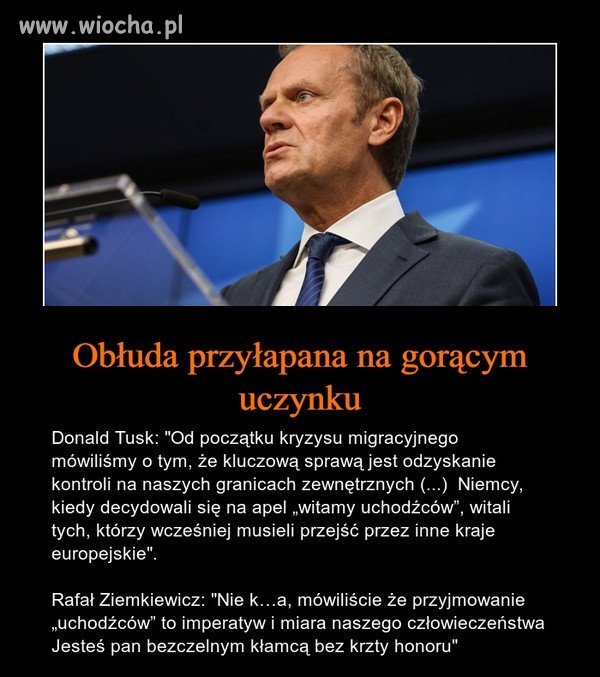 Ziemkiewicz do Tuska...