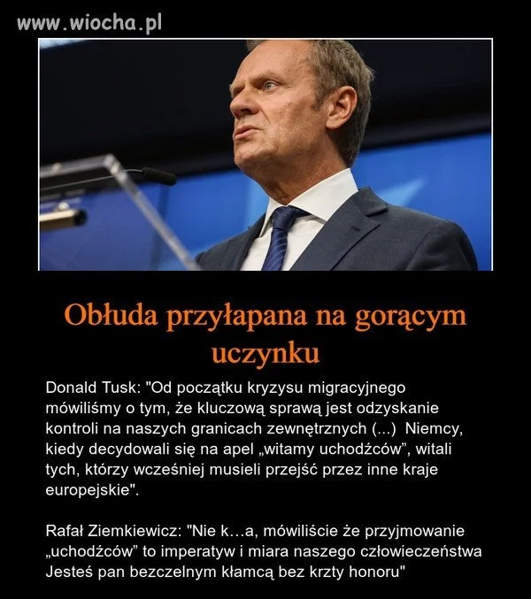 Ziemkiewicz do Tuska...