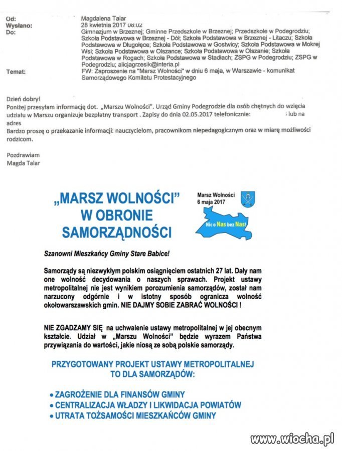 Ktoś chyba ma obawy związane z frekwencją 
