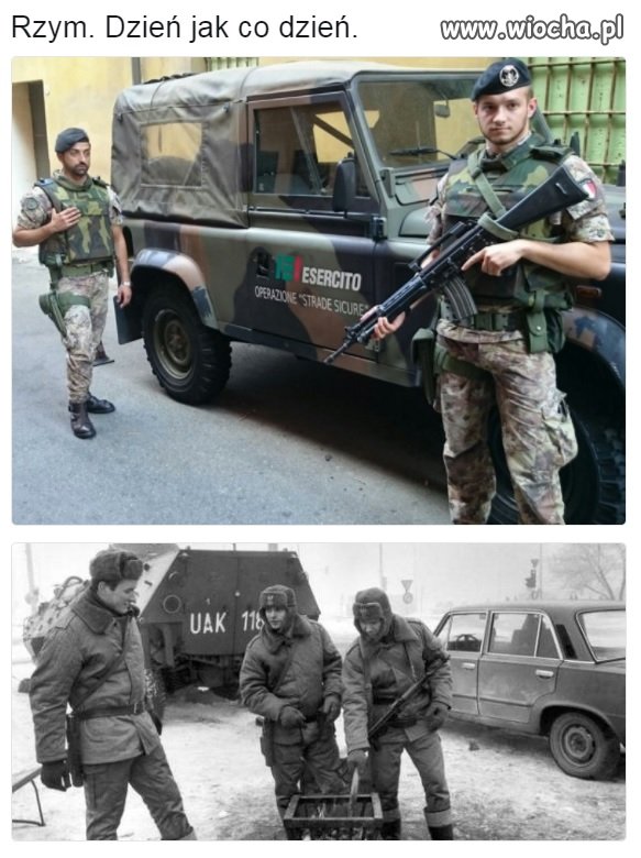 Wojsko i policja na ulicach
