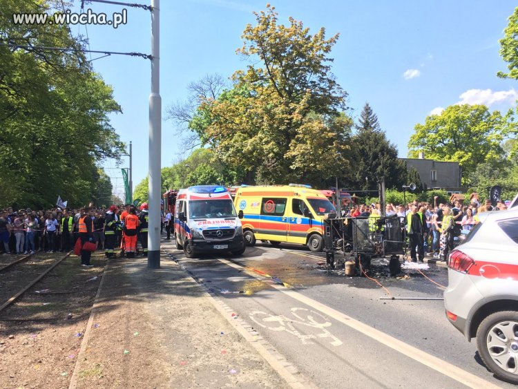 Wybuch na juwenaliach we Wrocku. Na początku
