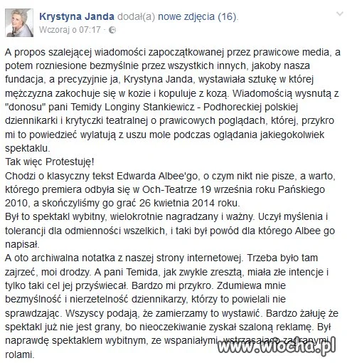 Janda uczy tolerancji
