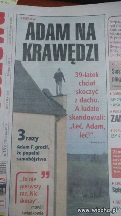 A ludzie skandowali ...