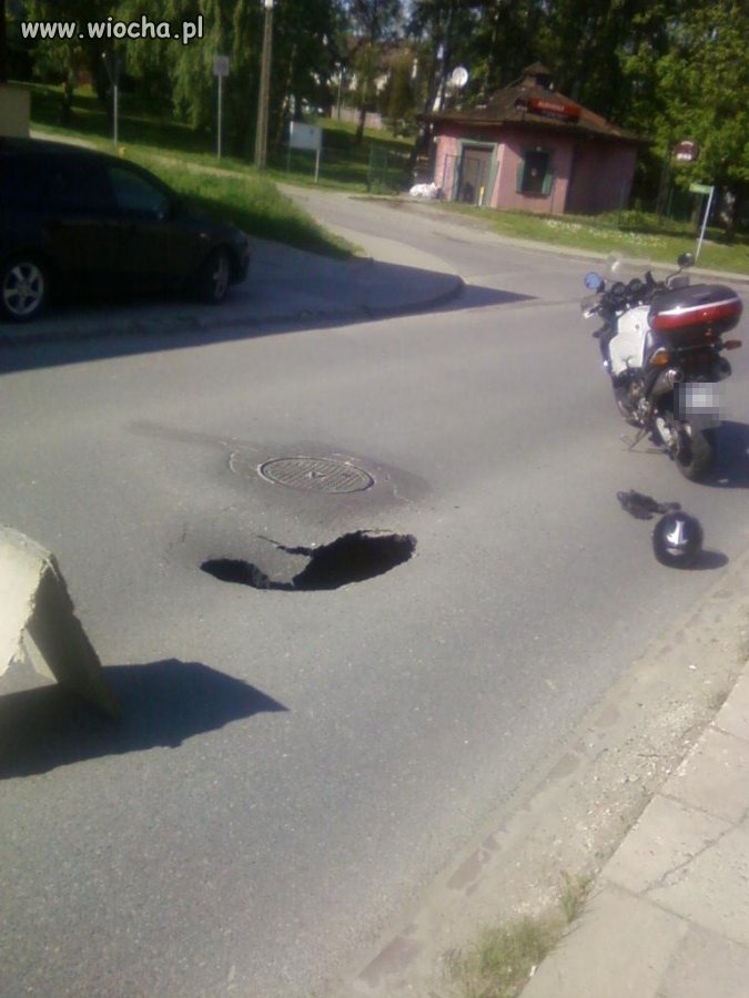 Mała dziurka w centrum Wieliczki