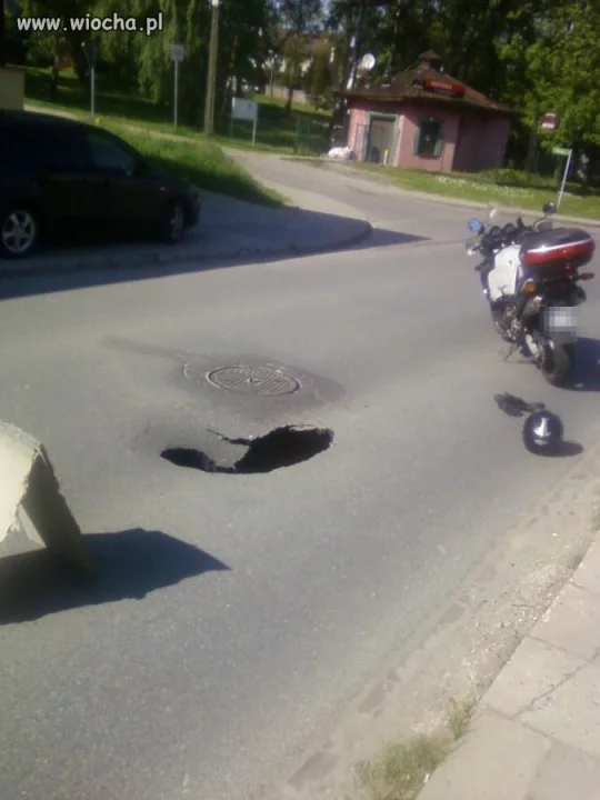Mała dziurka w centrum Wieliczki