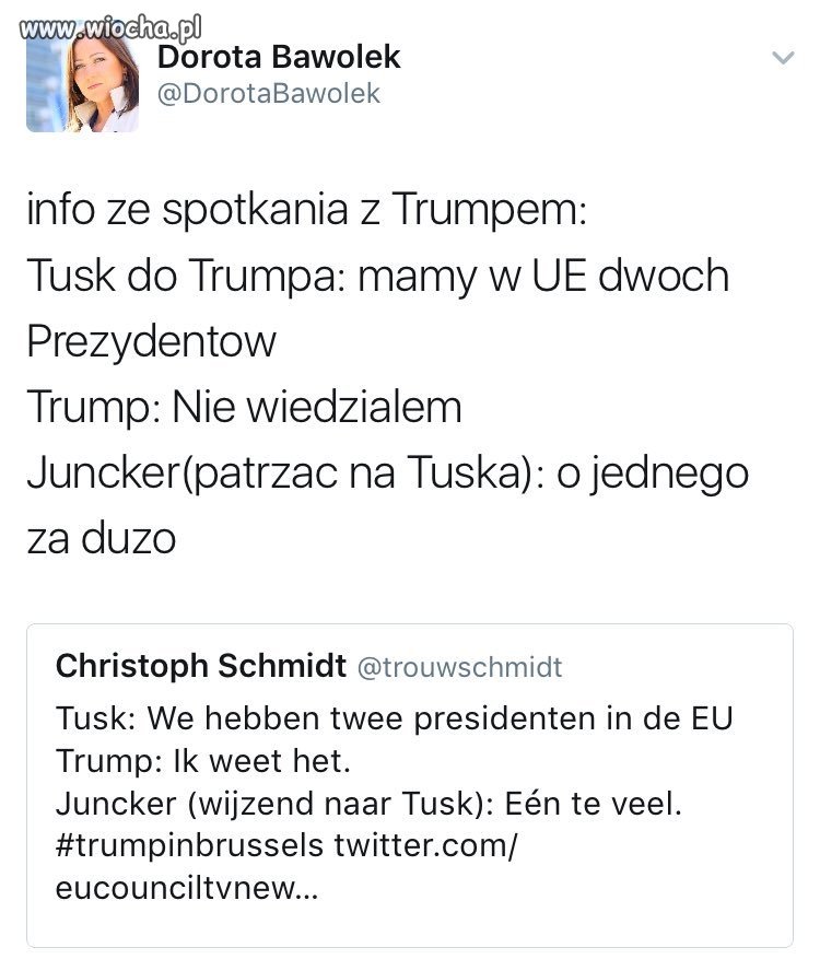 Juncker uznał Tuska za marionetką 