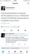 Spadek inwestycji w 2016, - 8%