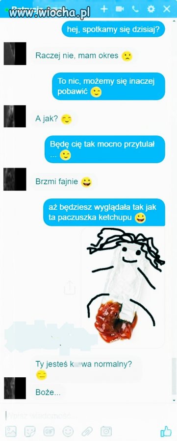 Paczuszka ketchupu