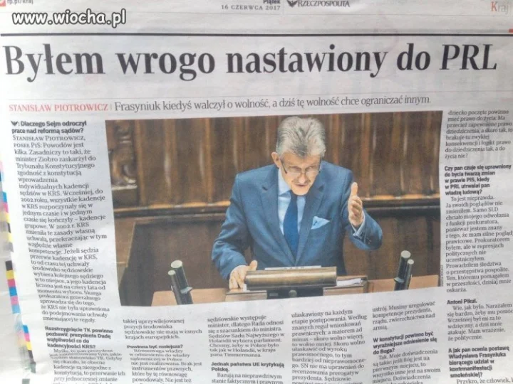 On był wrogo nastawiony