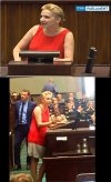 Ubiór posłanki w Sejmie Rzeczypospolitej Polskiej