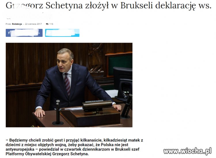 Shreku jedzie do brukseli przyjmować ciapków 