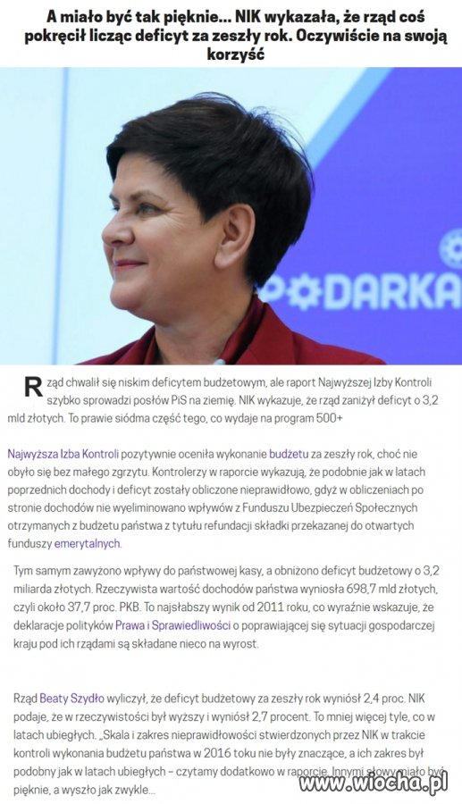 Morawiecki szasta kasą na lewo i prawo,dziura budż