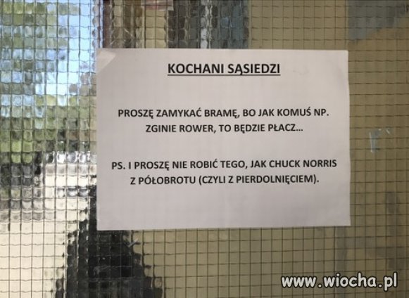 Zamykanie bramy...
