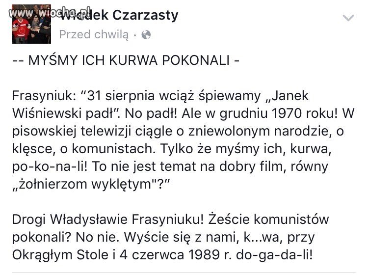 Włodzimierz Czarzasty z SLD dowalił Frasyniukowi