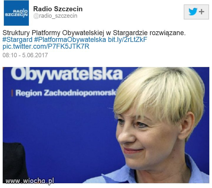 Kolejne struktury PO rozwiazane