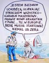 Biedny uchodźca.