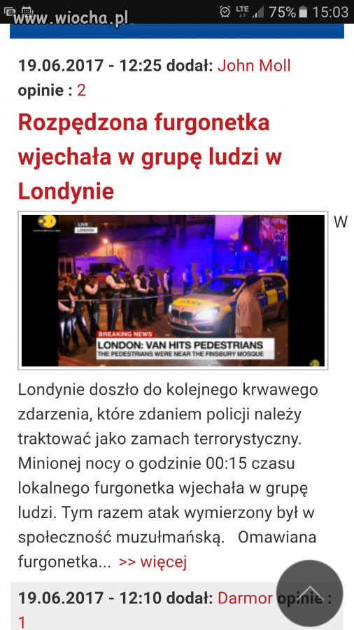 Biały Europejczyk sprawcą, poszkodowani muzułmanie