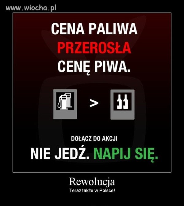 Piłeś? Nie jedź! Nie piłeś? Wypij!