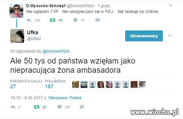 Była dziennikarka tvp o typowo 